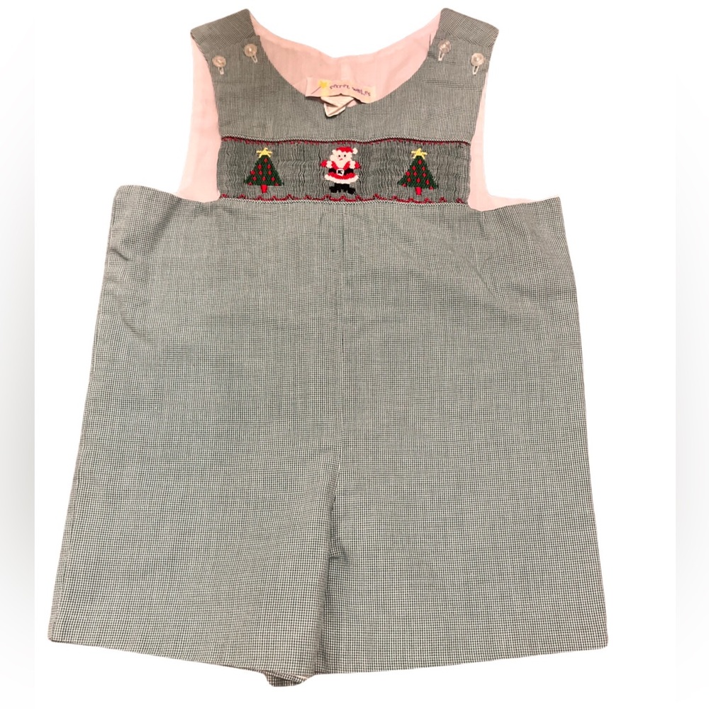 Vintage smocked Christmas jumper